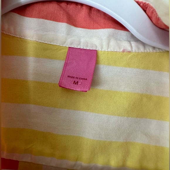 Vintage Pink By Victoria’s Secret Striped Top M - Picture 3 of 4